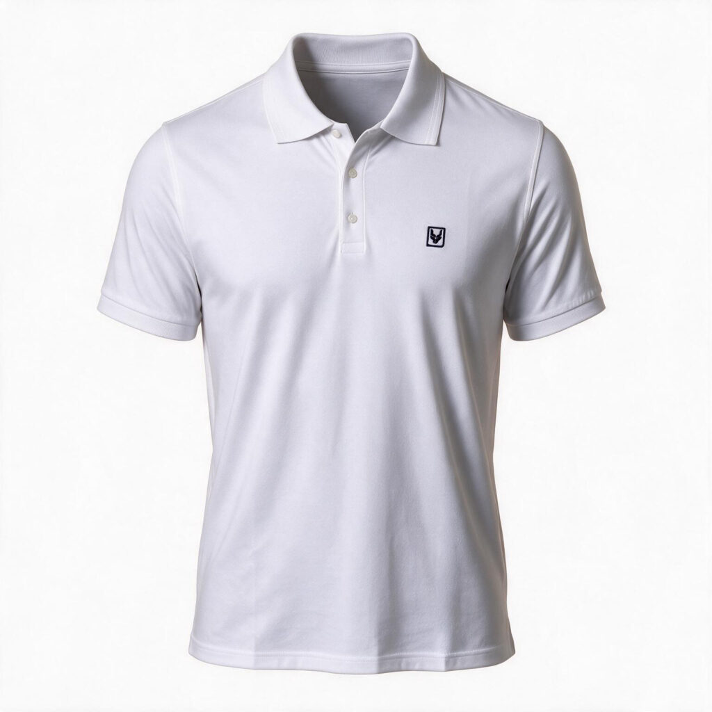 Camisa Polo Branca Rodofort Masculina