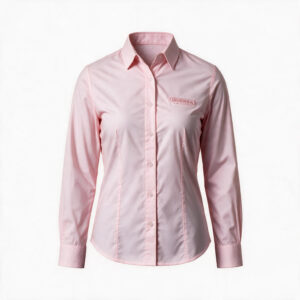 Camisa Social Feminina Rosa Guerra