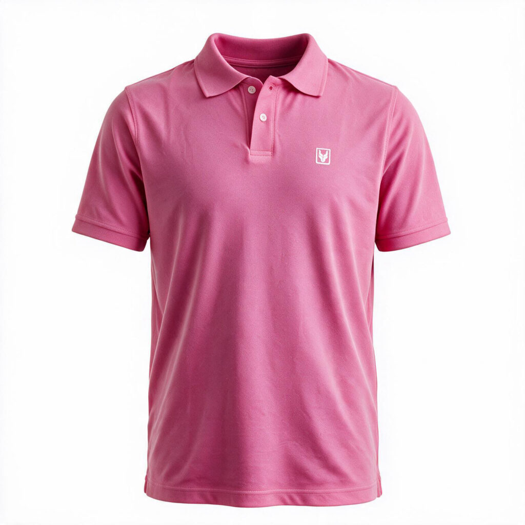 Camisa Polo Rodofort Masculina Rosa