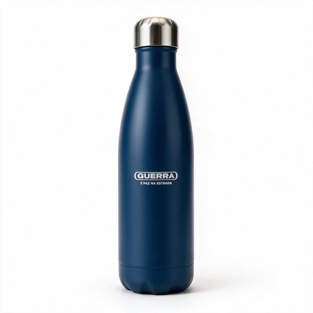 Garrafa Térmica Personalizada Guerra 500ml – Azul